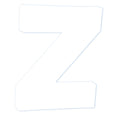 Décopatch - staande letter - 12 cm - Z
