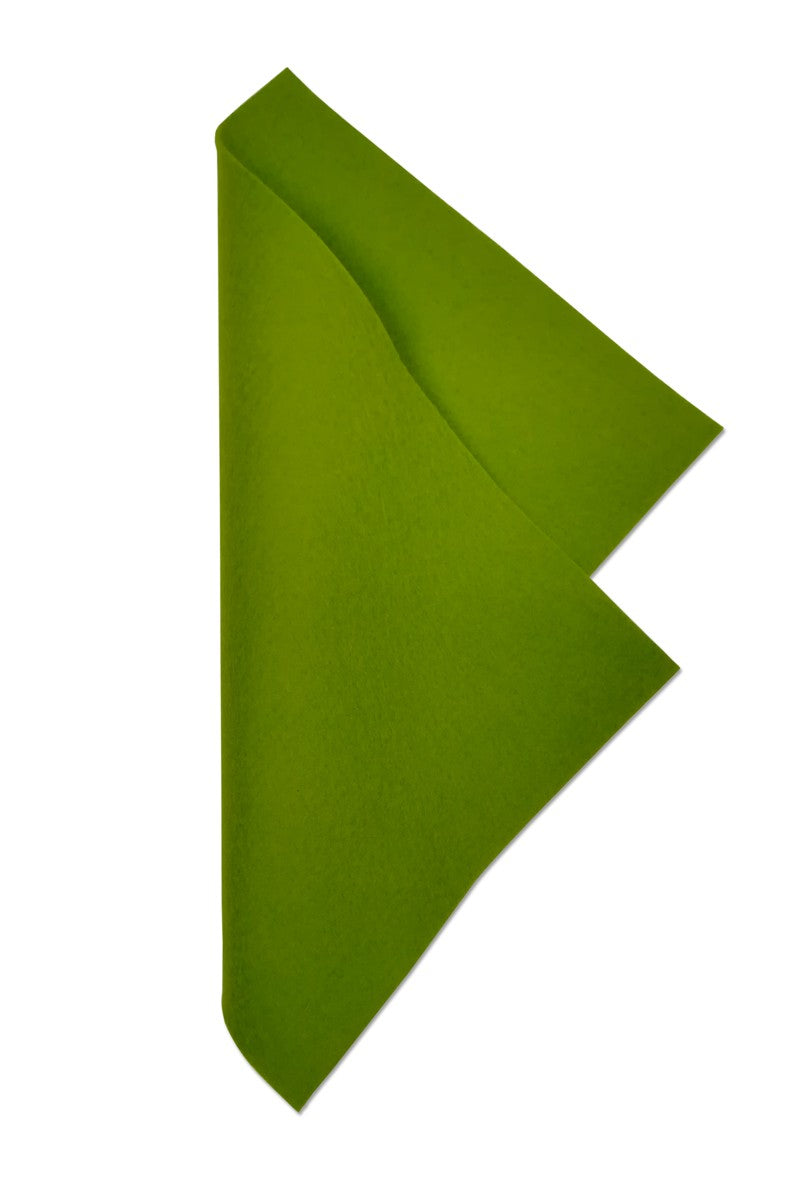 Wolvilt - 20x30 cm - lichtgroen