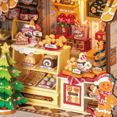 Robotime houten 3D puzzel - Gingerbread House