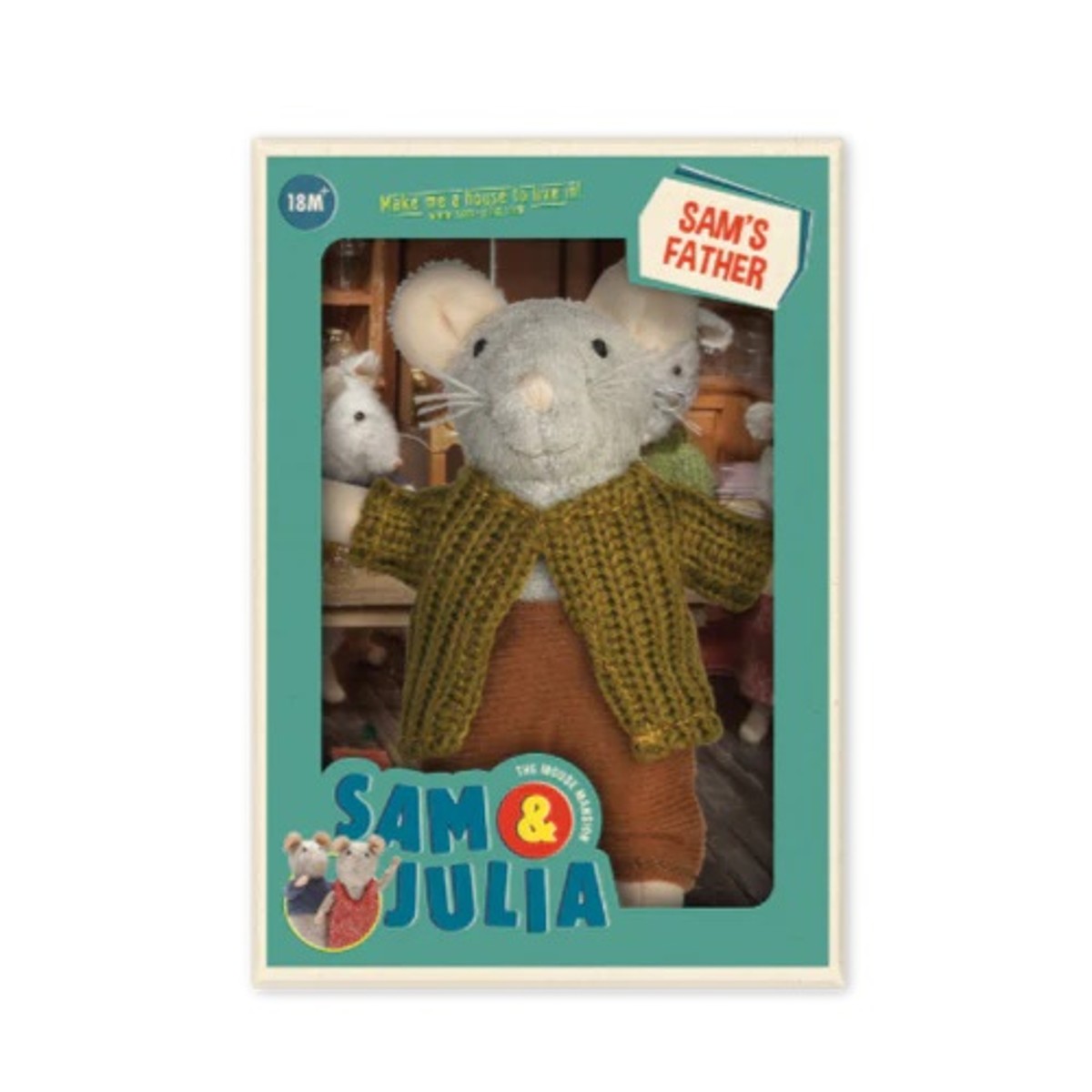 Het Muizenhuis - knuffeltje Sam's vader