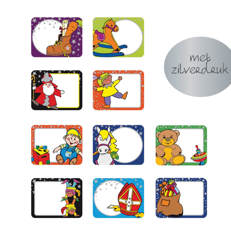 Sinterklaas cadeau etiketten - 50 stuks