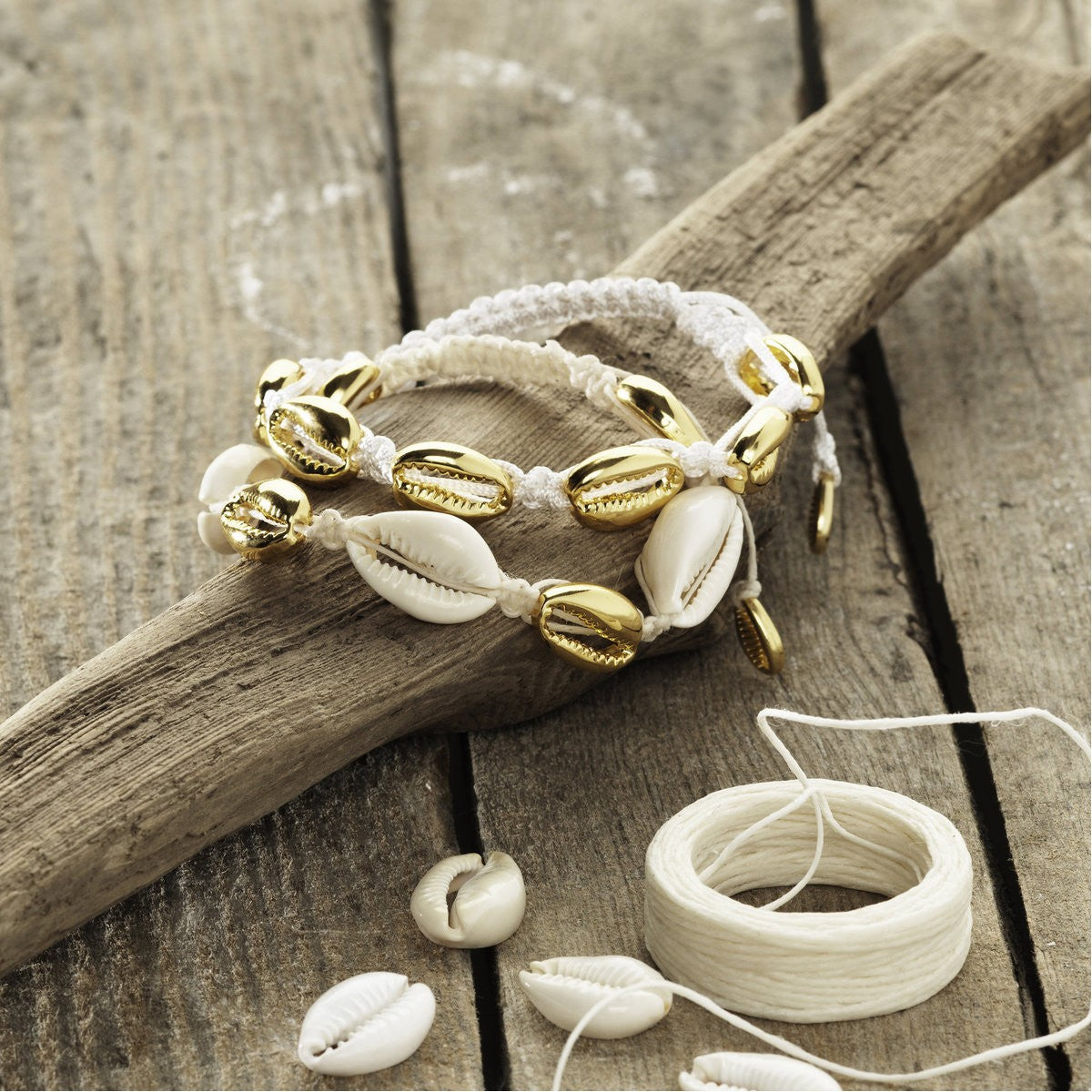 Schelpen half - 30 stuks - wit