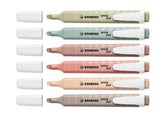 STABILO Swing Cool highlighters - 6 stuks - NatureCOLORS