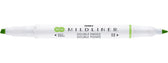 Zebra Mildliner - highlighter - felgroen