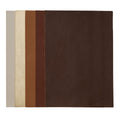Imitatieleer - 15x21 cm - 5 stuks - bruintinten