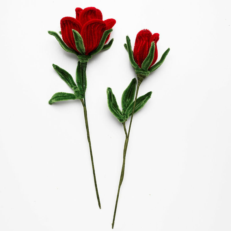 Panduro DIY kit - Pipe Cleaner Roses