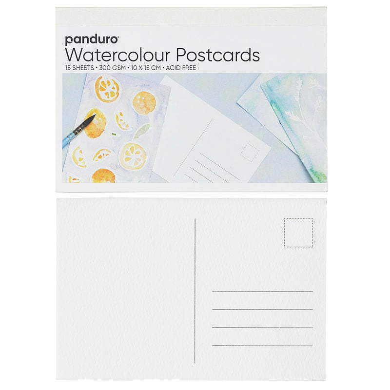 Panduro blok aquarelpapier - A6 postkaarten