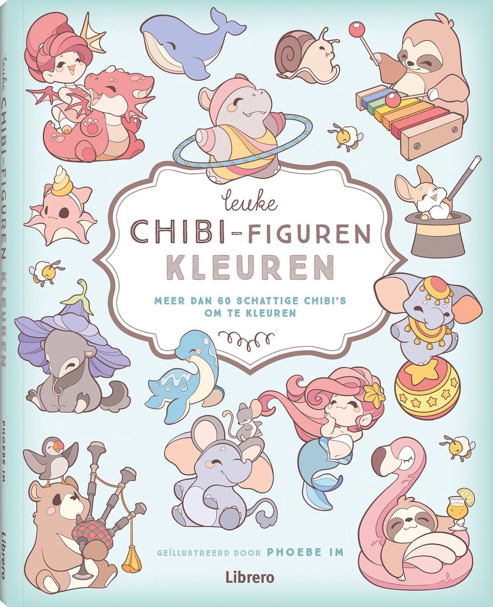 Boek - Leuke chibi-figuren kleuren