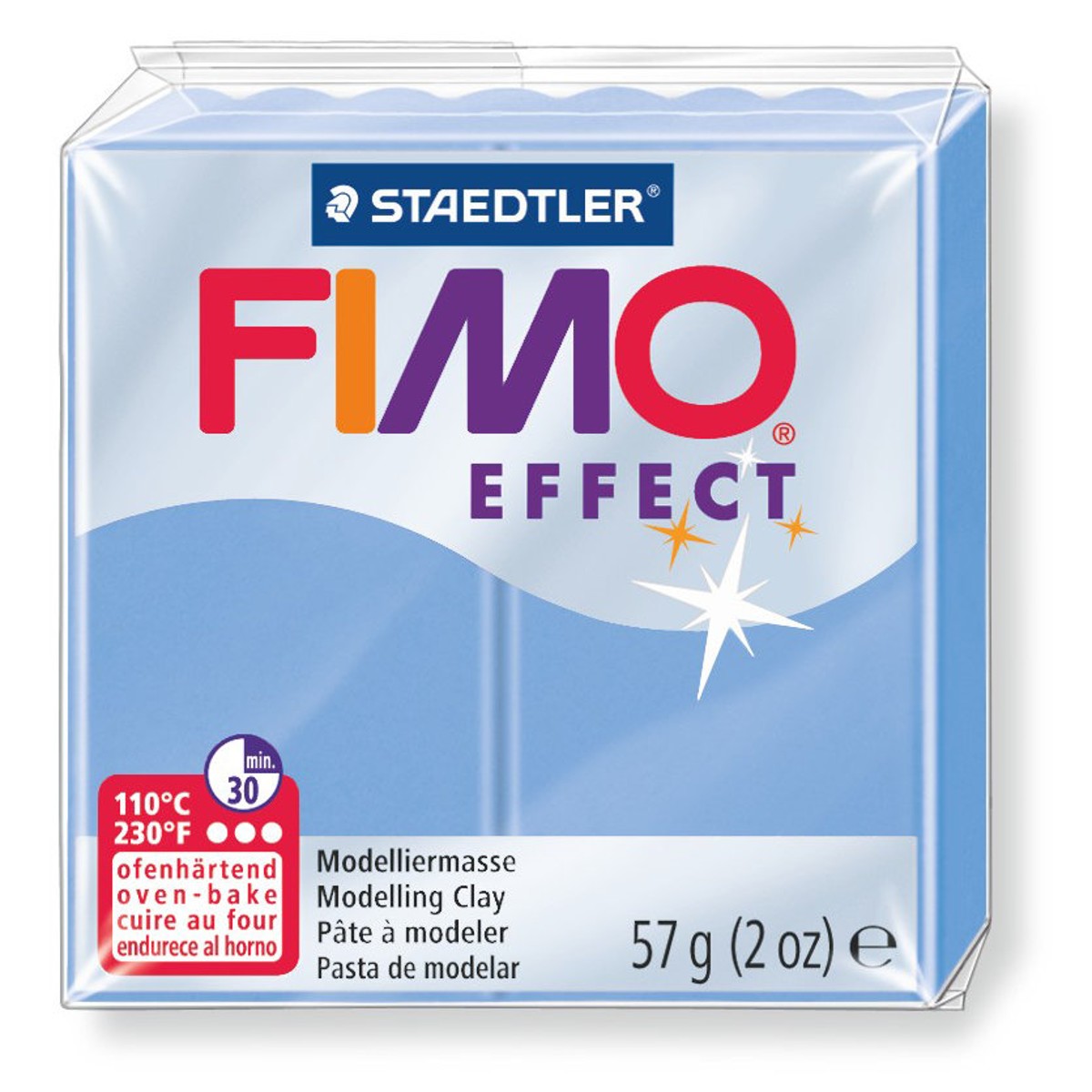 FIMO Soft Effect - 57 gram - gemstone blue agate