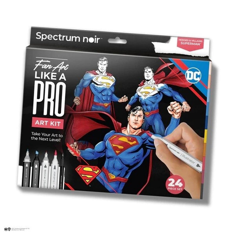 Spectrum Noir Fan Art Like a Pro Art Kit - Superman