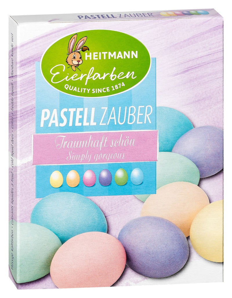 Eierverf voor koud water - 6 kleuren - pastel