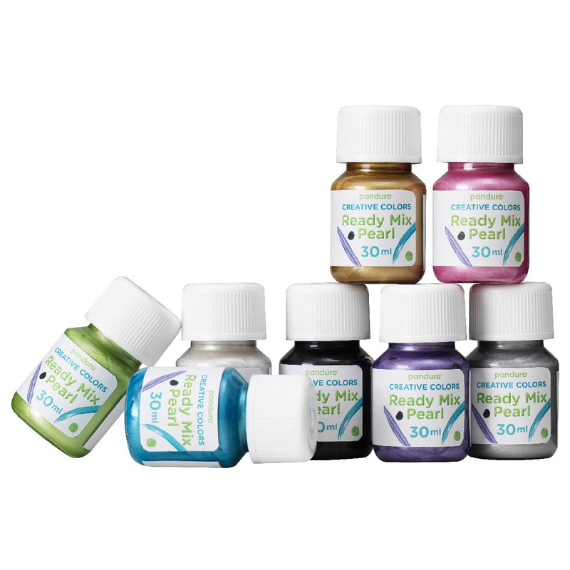 Ready mix Tempera 8 stuks- Pearl