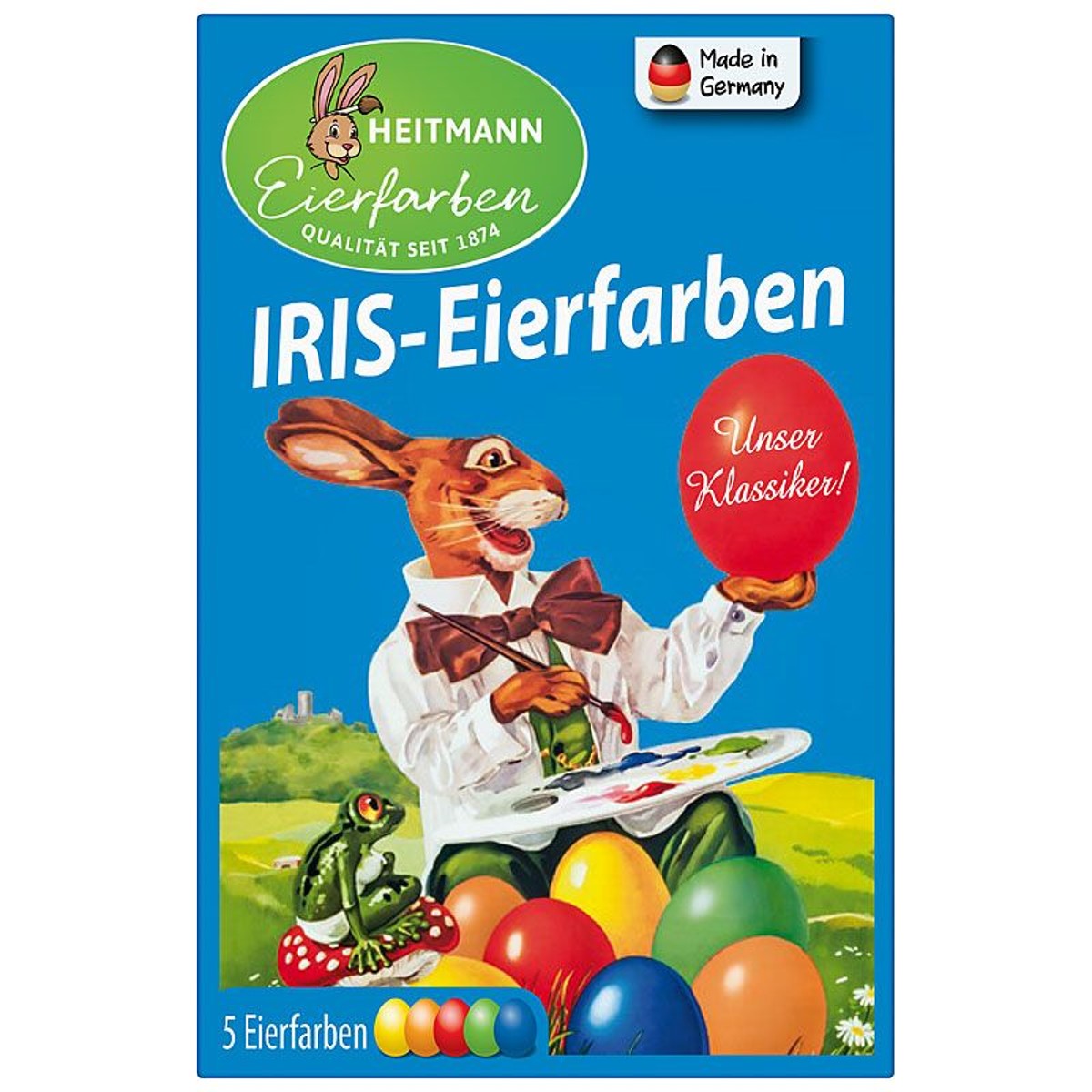 Eierverf tabletten - 5 kleuren