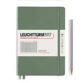 LEUCHTTURM1917 - notebook A5 - ruitjes - olijf