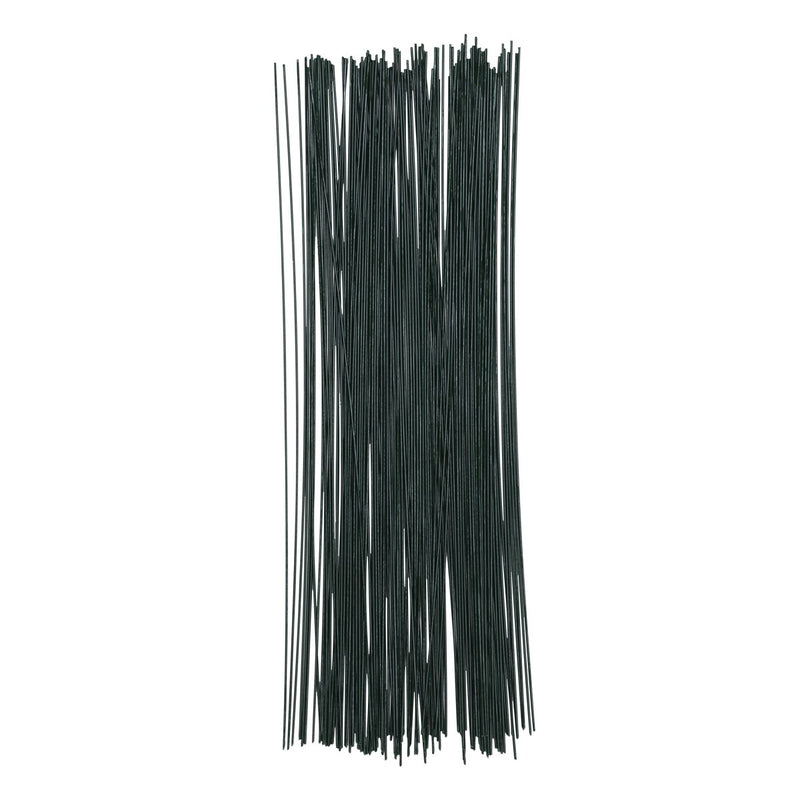 Bloemendraad - 20 cm/0,8 mm - 120 stuks - donkergroen