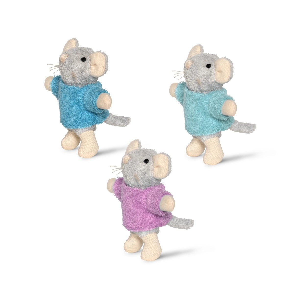Het Muizenhuis - knuffeltjes de drieling