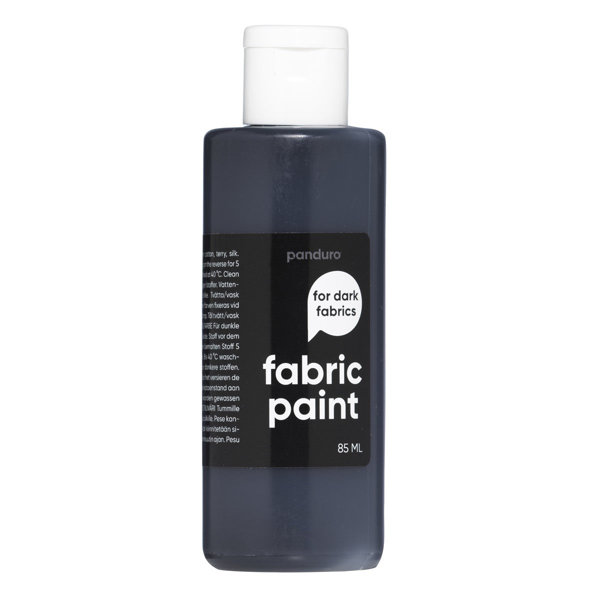 Panduro Fabric Paint - donkere stoffen - zwart