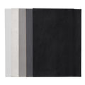 Imitatieleer - 15x21 cm - 5 stuks - grijstinten