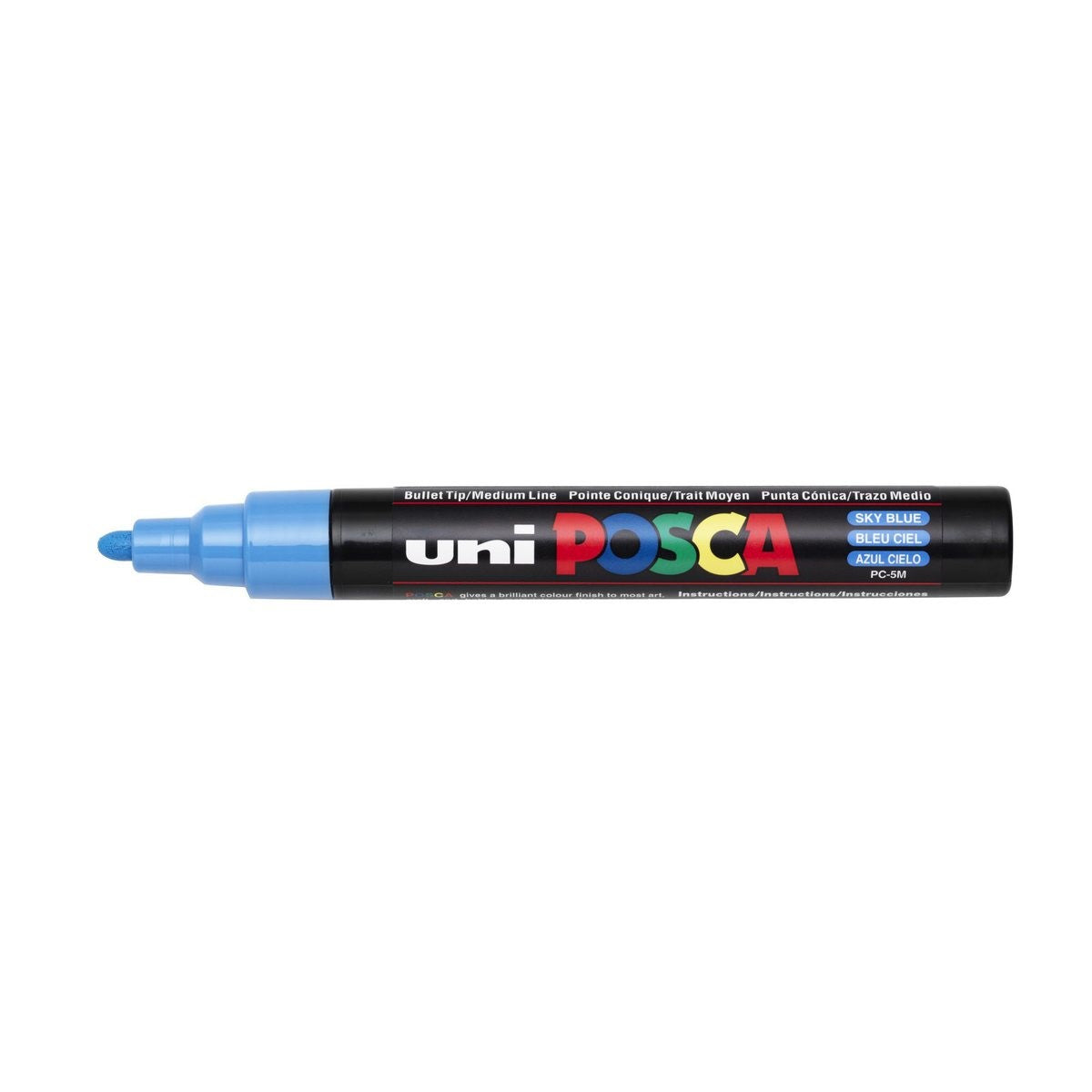 POSCA acrylmarker - medium PC-5M - 1,8-2,5 mm - hemelsblauw