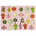 Stickers - cijfers 1-24 - adventkalender
