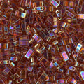 MIYUKI Half Tila kralen - HTL257 Topaz transparent iris gloss