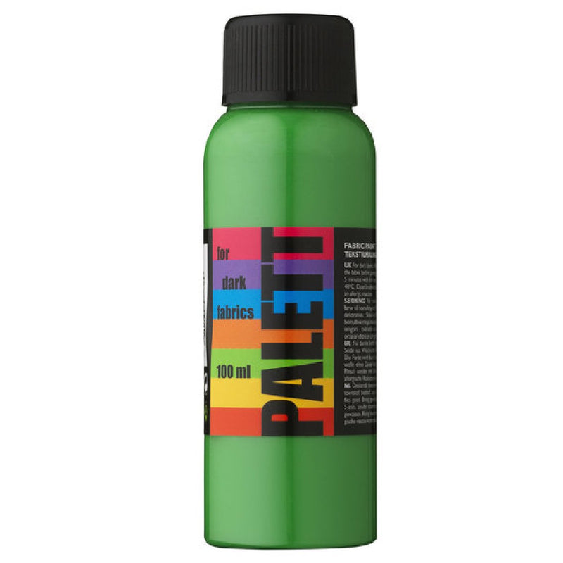 Palett textielverf - donkere stoffen - 100 ml - groen
