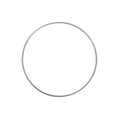 Metalen ring - 15 cm - zilverkleurig