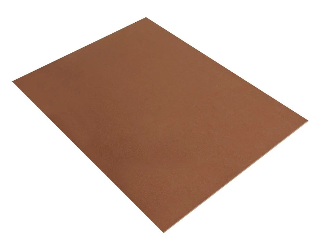 Crepla hobbyrubber - 20x30 cm - 2 mm - middenbruin