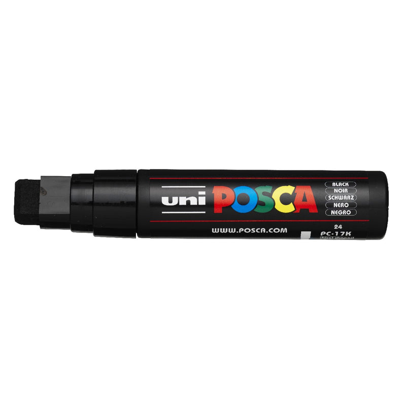 POSCA acrylmarker - blokpunt PC-17K - 15 mm - zwart