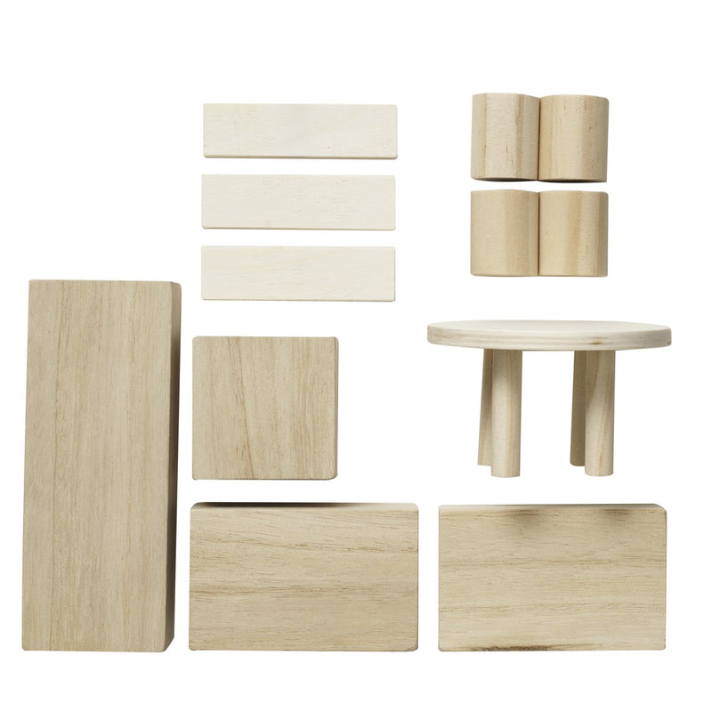 houten poppenhuismeubeltjes - keuken