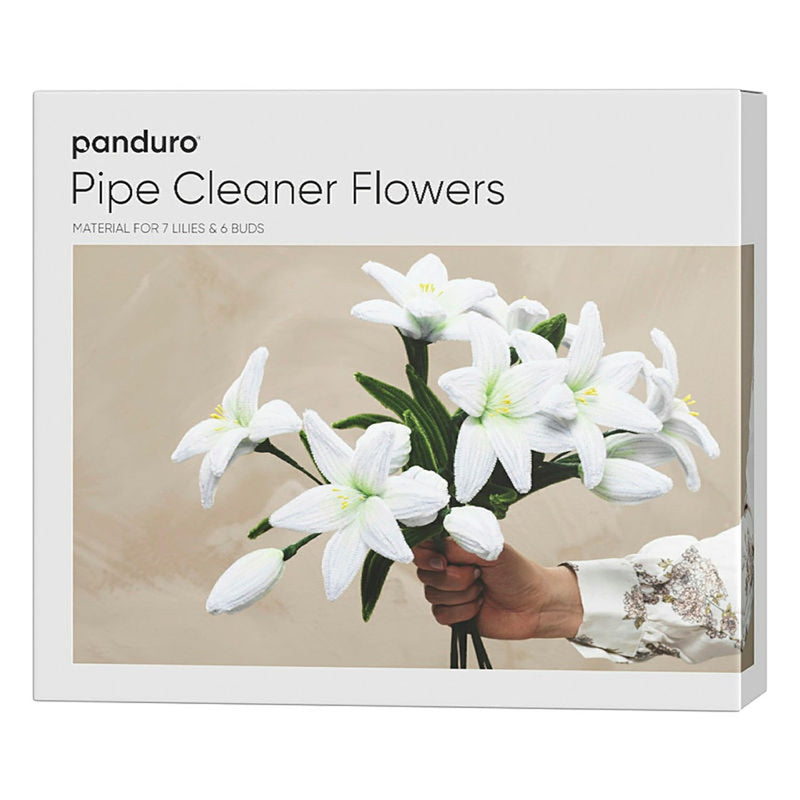 Panduro DIY kit - Pipe Cleaner Flowers Lilly's