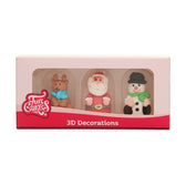FunCakes 3D suikerdecoratie - kerstfiguren