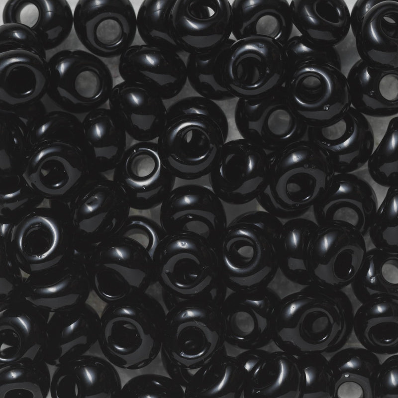 TOHO Magatama kralen - 4 mm - #49 zwart glans