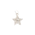 Mix It Up - mini hanger ster diamant 10 mm - zilverkleurig