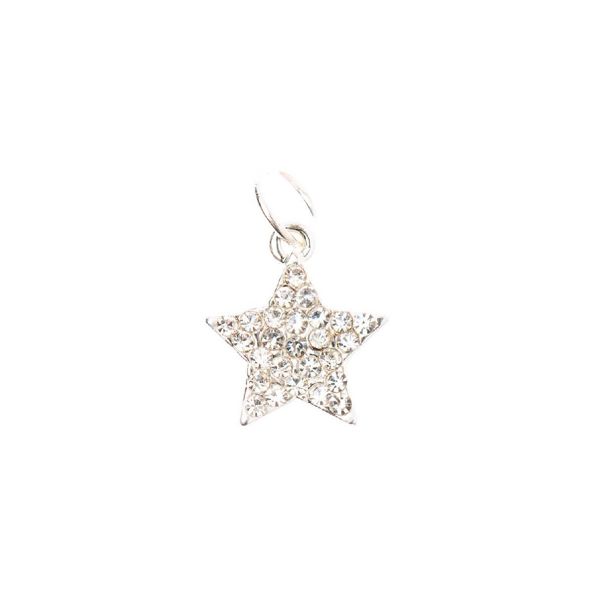 Mix It Up - mini hanger ster diamant 10 mm - zilverkleurig