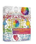 Kleurboek - Regenboog mandala's