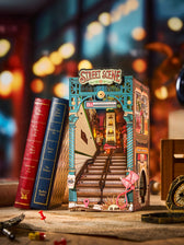 Robotime houten 3D puzzel - book nook - Street Scene