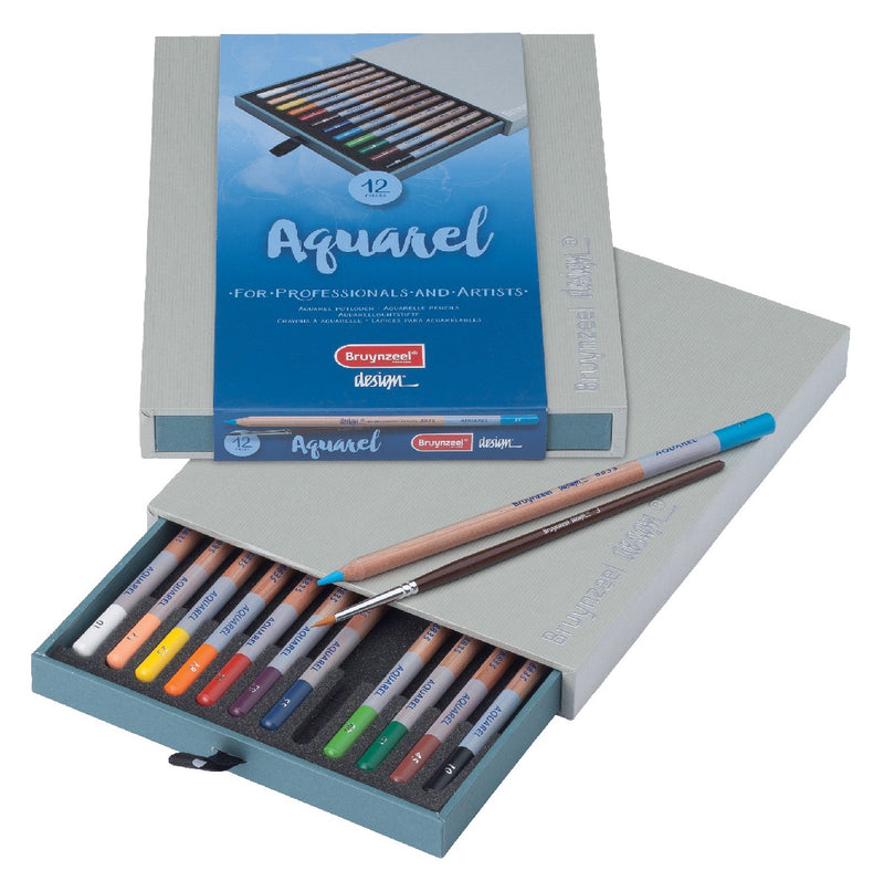 Bruynzeel Design - aquarelpotloden - 12 stuks