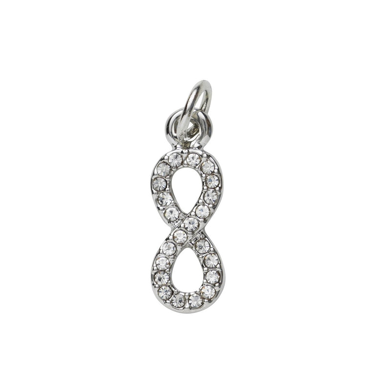 Charm Series hanger - infinity zilverkleurig