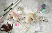 Hobby Horse - basis stokpaard - lichtbruin