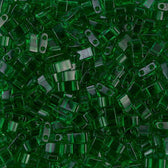 MIYUKI Half Tila kralen - HTL146 Green transparent gloss