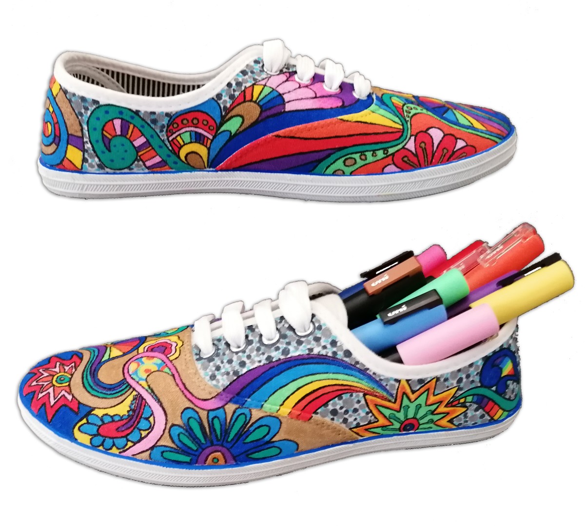 POSCA acrylmarker set - medium PC-5M - basis - 8 stuks