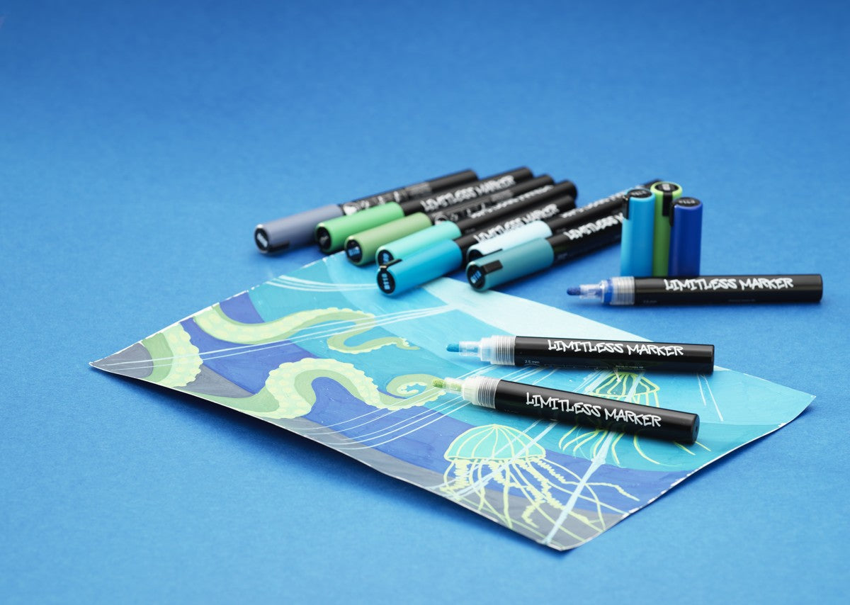 Limitless Marker M set - 10 stuks - Seven Seas