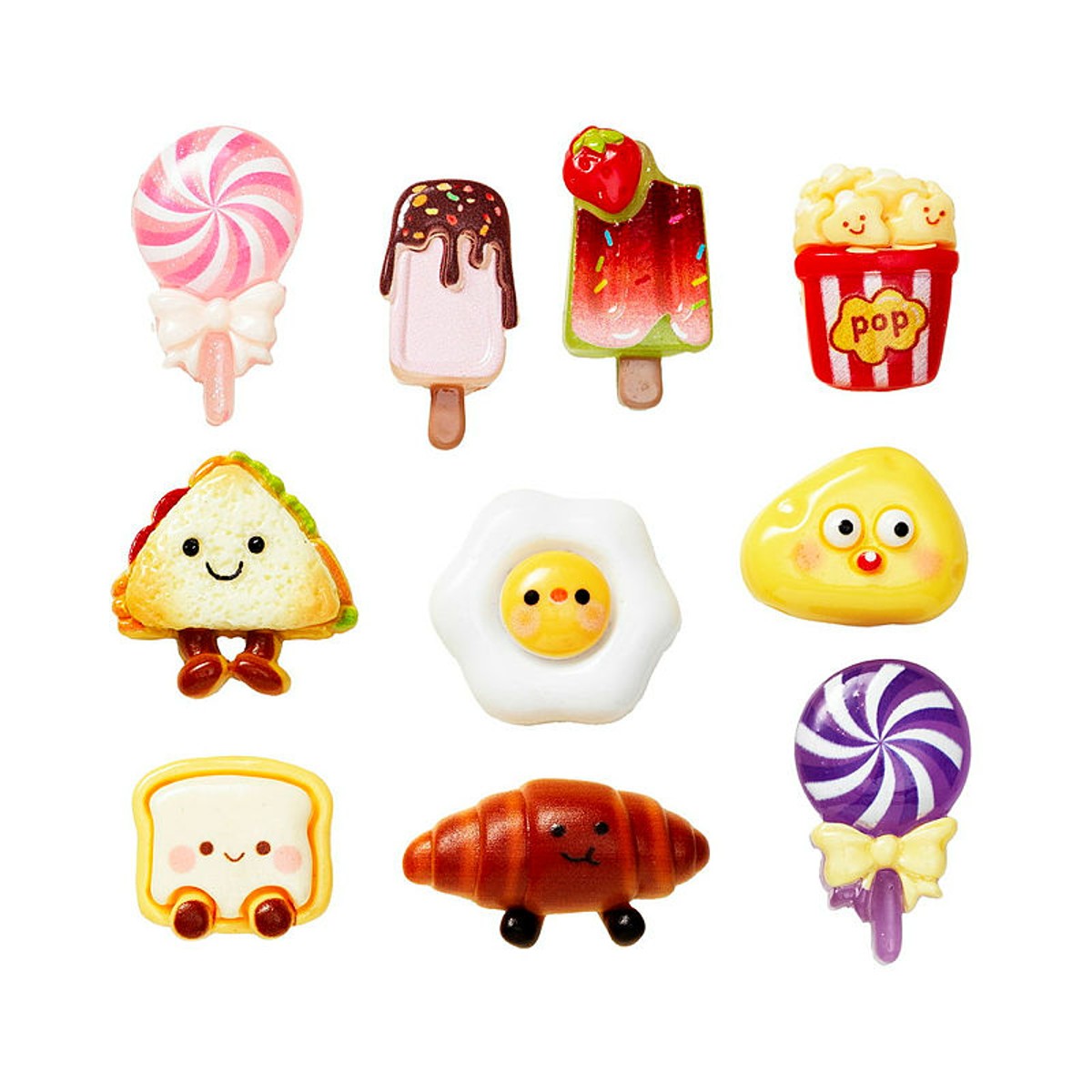 Panduro charm stickers - Foodie - 10 stuks
