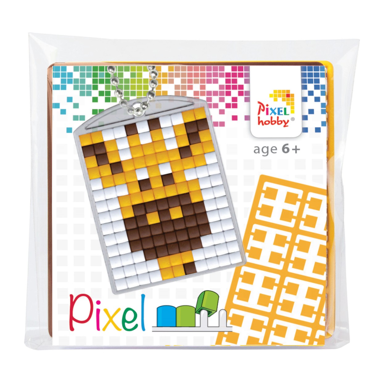 Pixelhobby medaillon startset - giraffe