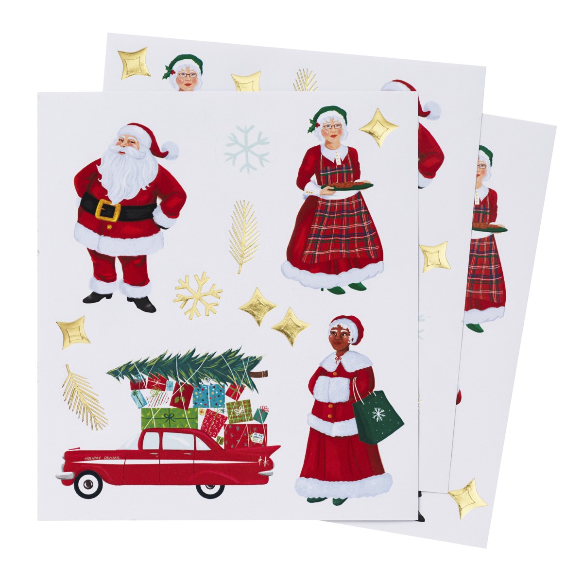 Stickers - Kerstman