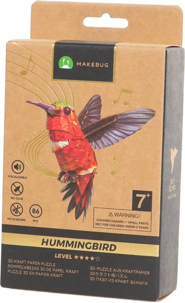 MakeBug 3D modelbouwpakket - Sky Echo - hummingbird