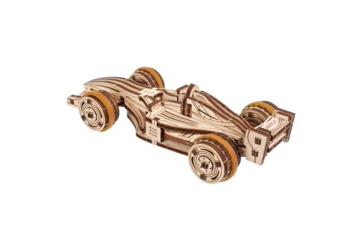 Ugears houten 3D puzzel - Compact Racer