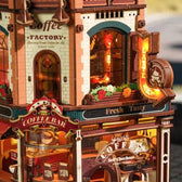 Robotime houten 3D puzzel - Dream Coffee Factory