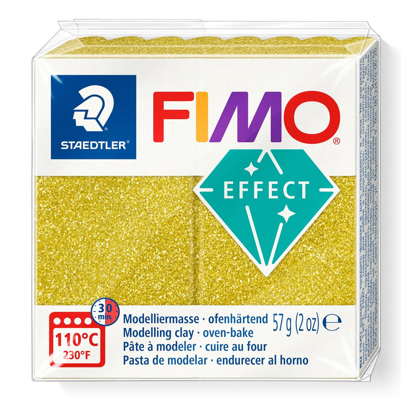 FIMO Soft Effect - 57 gram - glitter gold